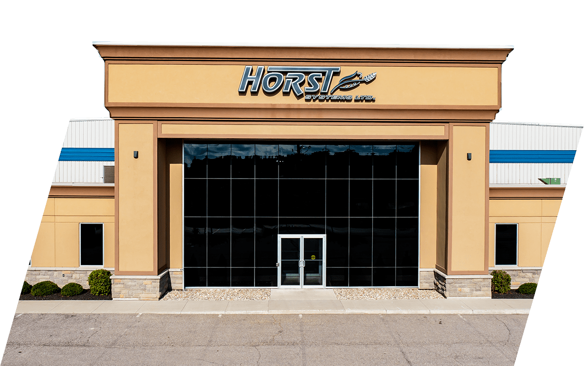 Horst Systems' headquarters front of building